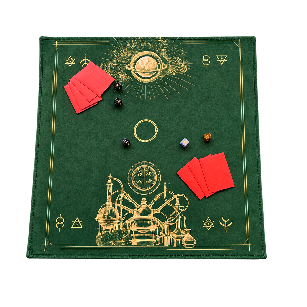 Astral Alchemy -  Cloth Playmat - Double-Sided Velvet 60x60 cm