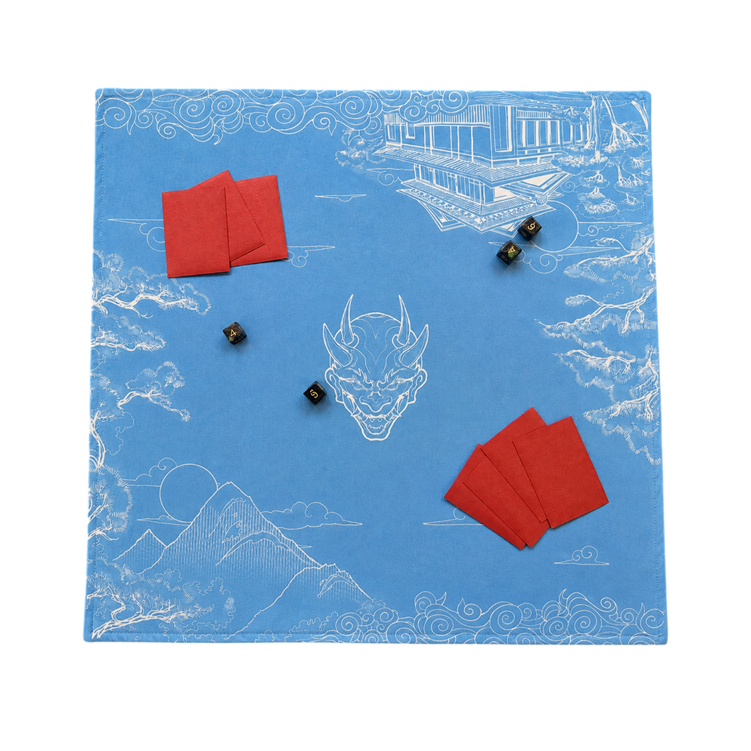 Oni Spirit -  Cloth Playmat - Double-Sided Velvet 60x60 cm