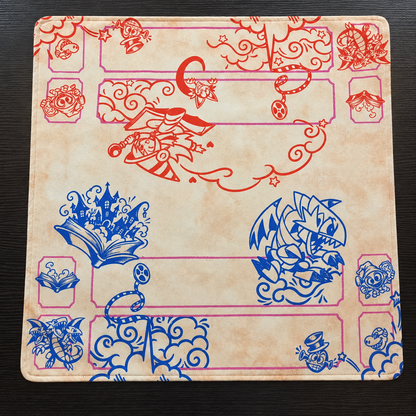 Cartoon Arena -  Cloth Playmat - Double-Sided Velvet 60x60 cm