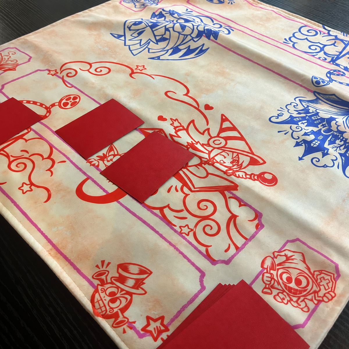 Cartoon Arena -  Cloth Playmat - Double-Sided Velvet 60x60 cm