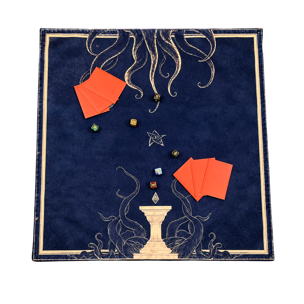 Cthulu - Cloth Playmat - Double-Sided Velvet 60x60 cm