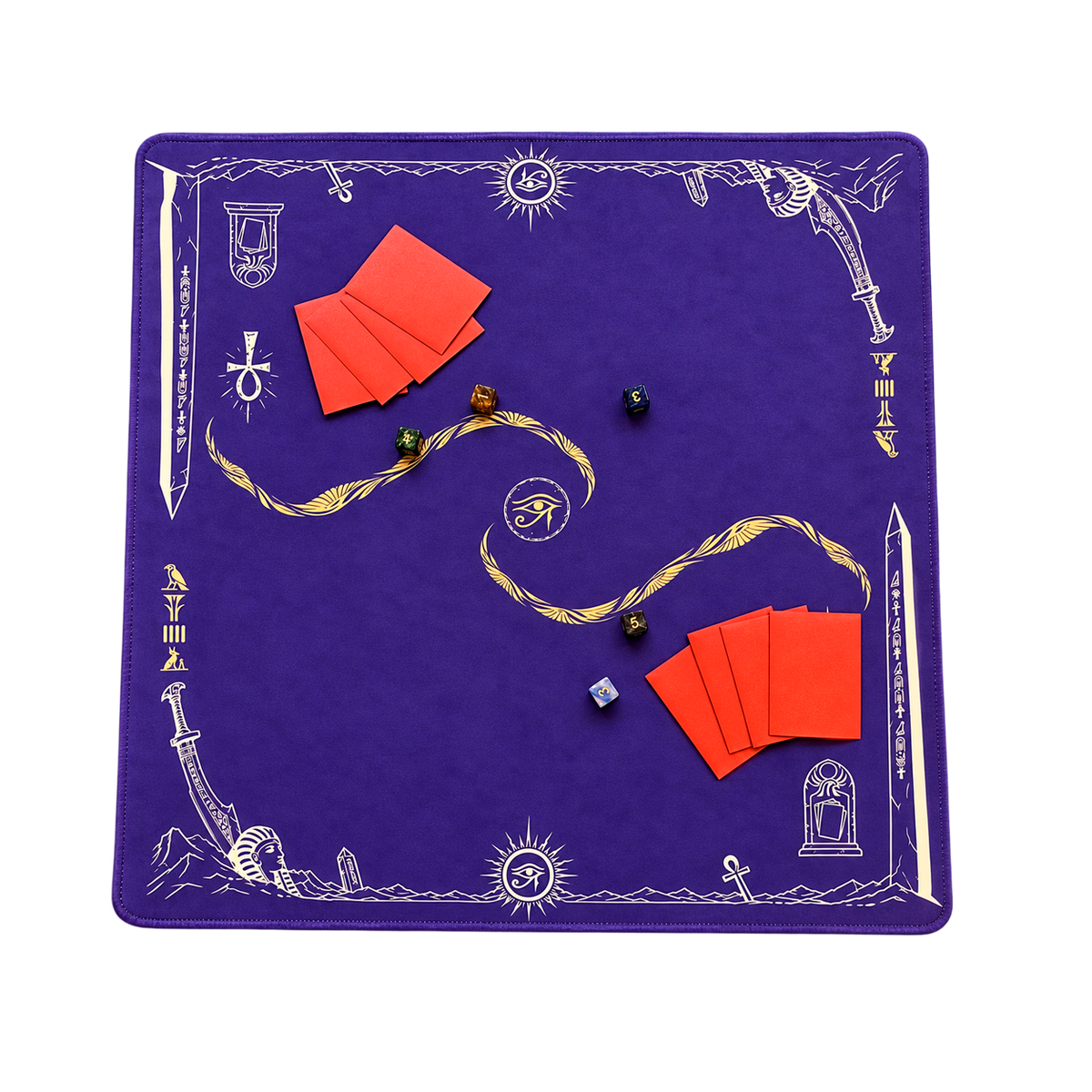 Egypt -  Cloth Playmat - Double-Sided Velvet 60x60 cm