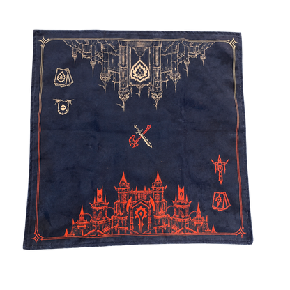 Two Banners -  Cloth Playmat - Double-Sided Velvet 60x60 cm