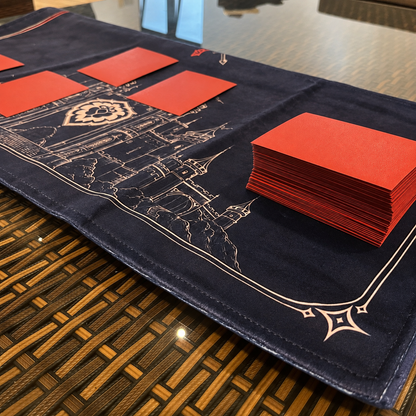 Two Banners -  Cloth Playmat - Double-Sided Velvet 60x60 cm