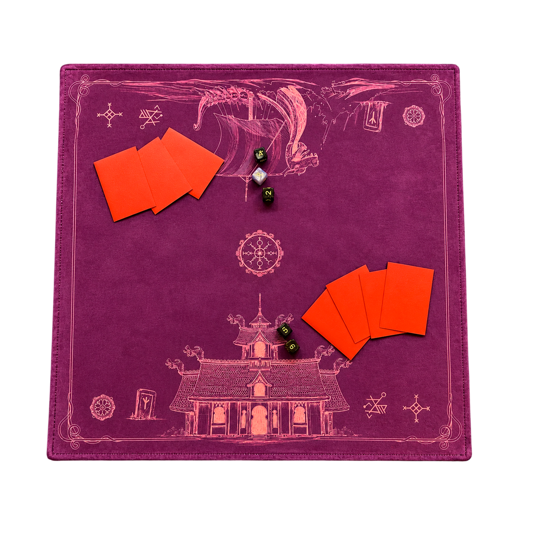 Viking - Cloth Playmat - Double-Sided Velvet 60x60 cm