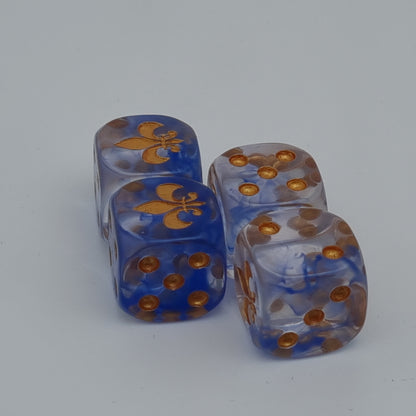 France (Lys Flower) - Dice